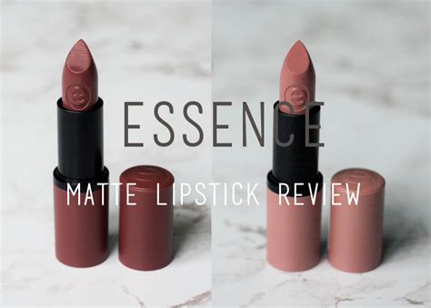 Beauty: Essence matte lipstick review .